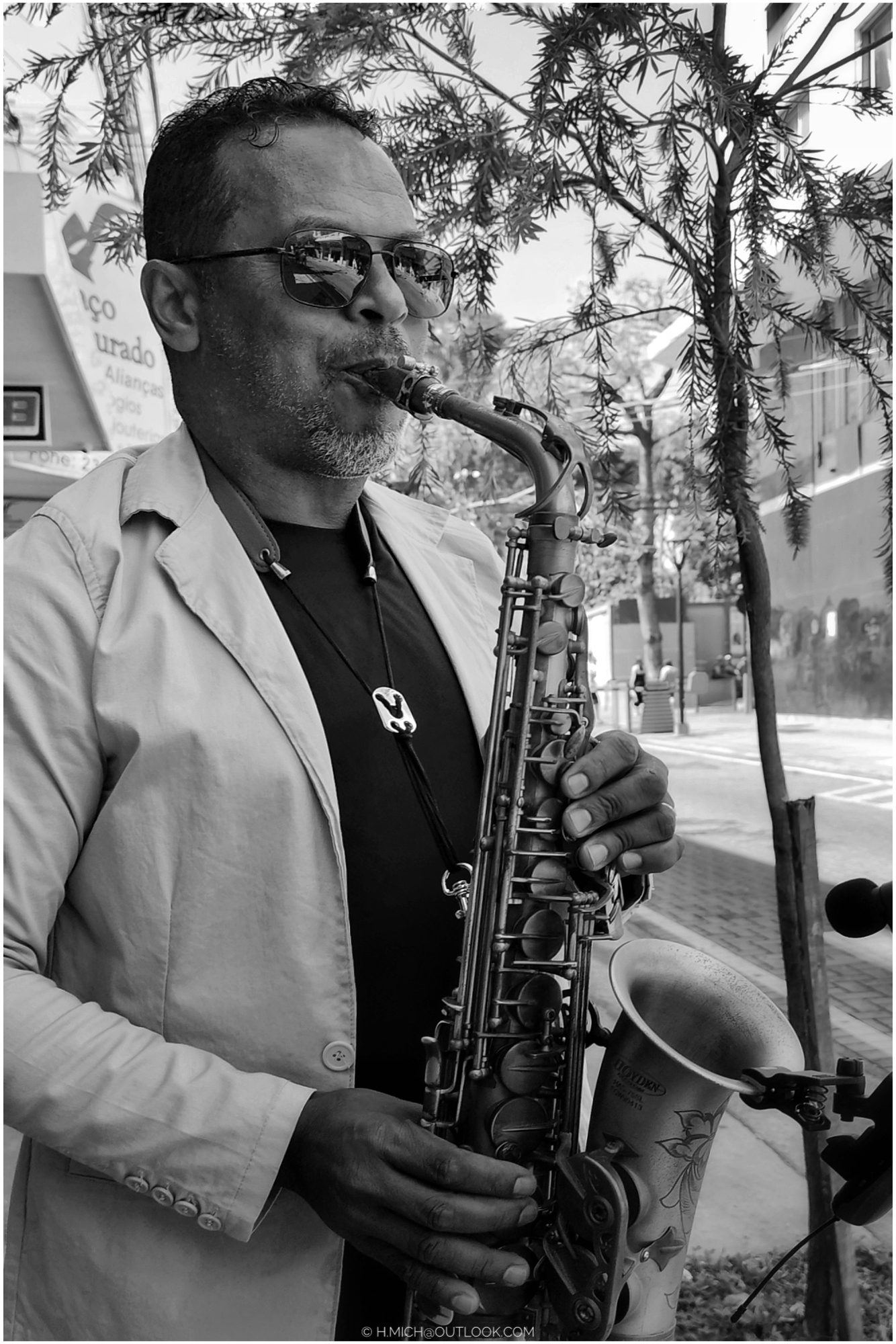 o som do saxofone