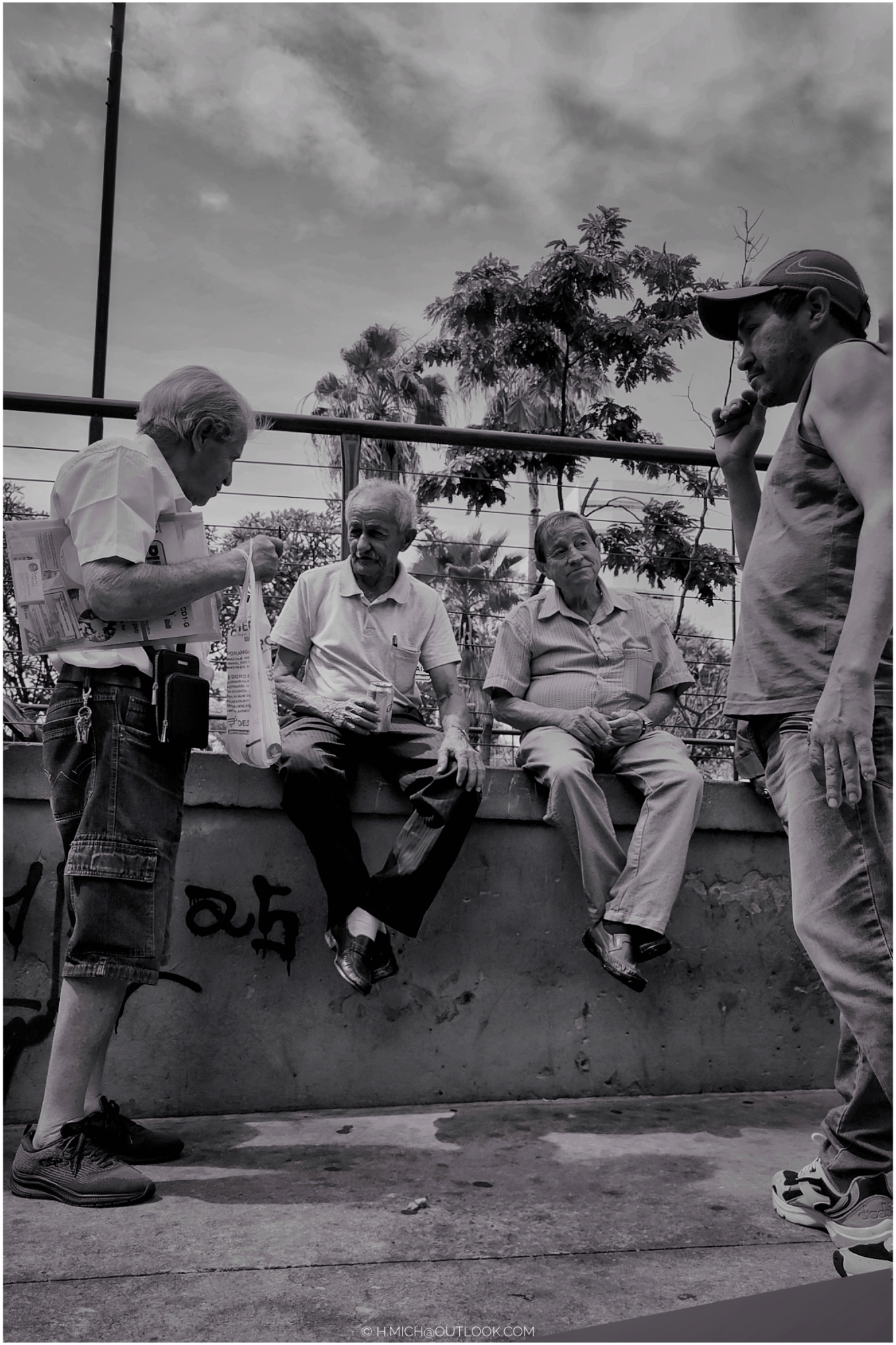os moleques …